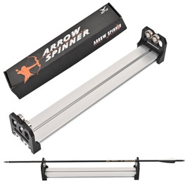 SPG Archery Extended Arrow Spinner, Arrow Spine Tester Straightness Inspector Squaring Tool, Arrow Balance Checker Arrow Roller for Checking Arrows (Extended Spinner)