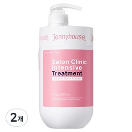 제니하우스코스메틱 살롱클리닉 저자극 단백질 헤어팩 트리트먼트, 1L, 2개 Jenny House Cosmetic Salon Clinic Low-Irritation Protein Hair Pack Treatment, 1L, 2 items