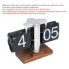 Flip Desk Clock, 12 Hours Single Sided Auto Flip Table
