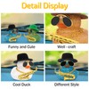 wonuu Car Dashboard Ducks, Saxophone Decor Rubber Duck Car Ornaments