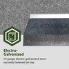 Adamax RTS14-10 Rooftop Support Block with Galvanized Steel Strut |