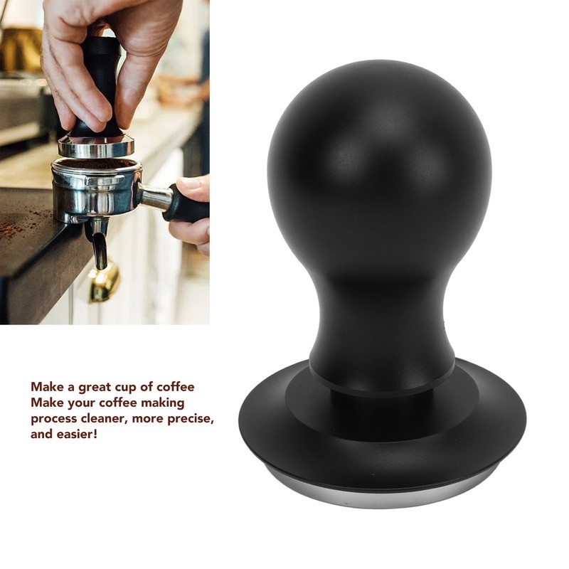 Coffee Tamper Stirrer Set Stainless Steel Base with Scale Spring