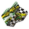 RED DRAGON Hardcore XT Black, White and Green Dart Flight