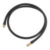 QUARKZMAN 100 cm Car Tyre Inflator Extension Hose Adapter Black