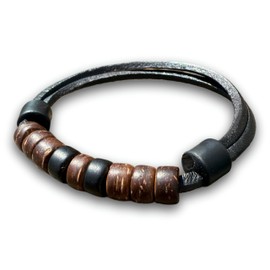 HANA LIMA Surferarmband Lederarmband Armband Surf Herren Damen Surfschmuck verstellbar Boho