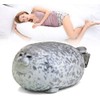 RUNYA Blob Seal Pillow Cute Chubby Seal Plush Toy Stuffed