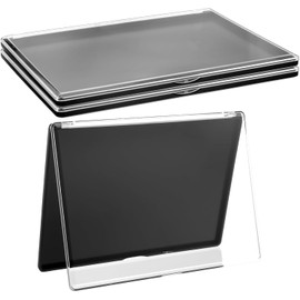MAQUITA Paquete de 3 paletas de maquillaje magnéticas con tapa transparente, caja dispensadora de sombras de ojos vacía con 40 pegatinas metálicas adhesivas para cosméticos DIY y labiales.