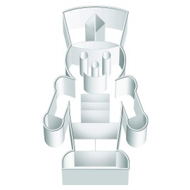 Birkmann 1010718410 Nutcracker Cookie Cutter, 4-Inch, Grey Plastic, 5 x 3 x 2 cm