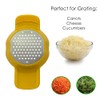 Calitek Grater Set of 3 Cheese Grater Lemon Zester for