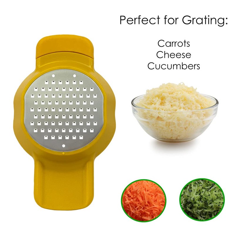 Calitek Grater Set of 3 Cheese Grater Lemon Zester for