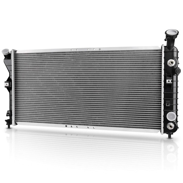 DWVO Radiator Complete Radiator Compatible with 2000-2003 Chevy Impala, 2000-2003 Chevy Monte Carlo, 2000-2005 Buick Century, 2000-2004 Buick Regal 3.1L 3.4L 3.8L V6 DWRD1009