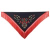 La Senorita Spanish Flamenco Dance Shawl black red gold with