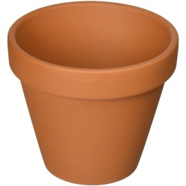 Clay 5 Pots 4.25" - Great for Plants and Crafts Garden