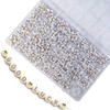 Pack of 1400 Round Letter Beads for Threading 7 x