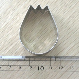 Nagao Cookie Cutter Cookie Cutter Stainless Steel Tulip B