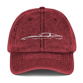 Corvette Apparel C4 Fourth Generation Corvette Owner Vintage Cotton Twill Cap dad Hat Maroon