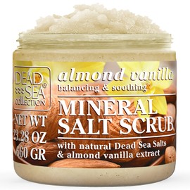 Dead Sea Collection Himalayan Salt Scrub – Exfoliating Body Scrub for Women – Moisturizing and Nourishing Skin – with Pure Oils and Dead Sea Minerals (23.28 Oz)