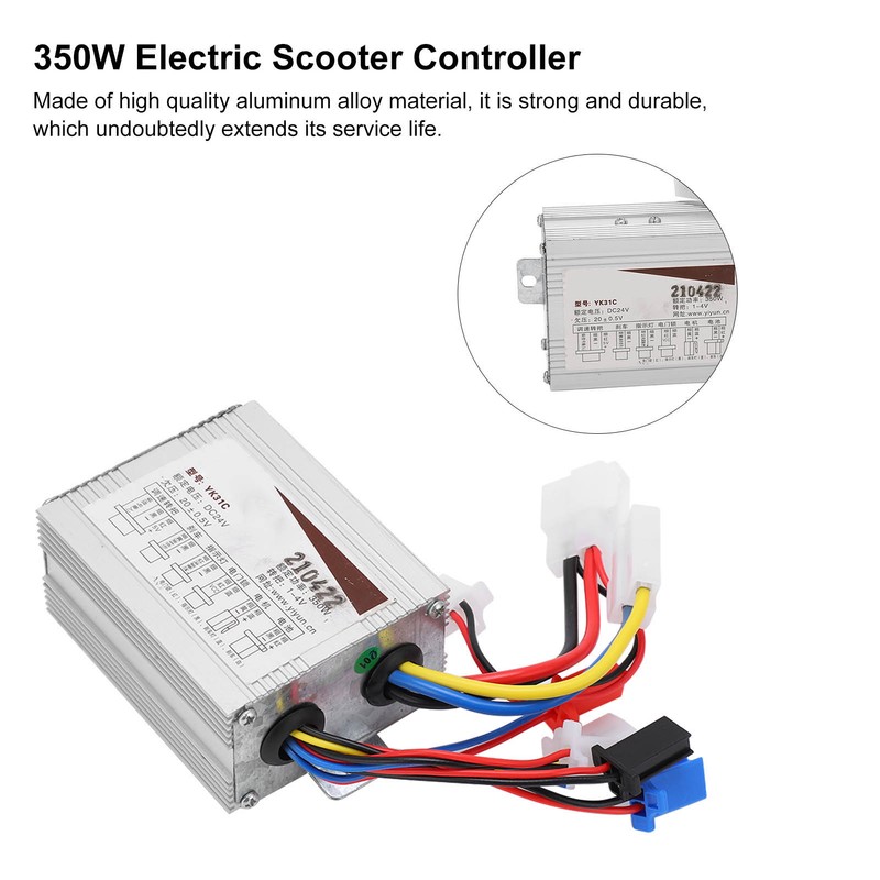 YK31 24V 350W Electric Scooter Controller DC Wire Drawing Motor