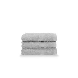 Gabel Guest Towels, Pure Cotton Hydrophilic Sponge, 40 x 60 cm, Grey, Set of 3