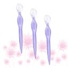 BIUDECO 3Pcs Portable Eyebrow Razors Set Stainless Steel Eyebrow Trimmers
