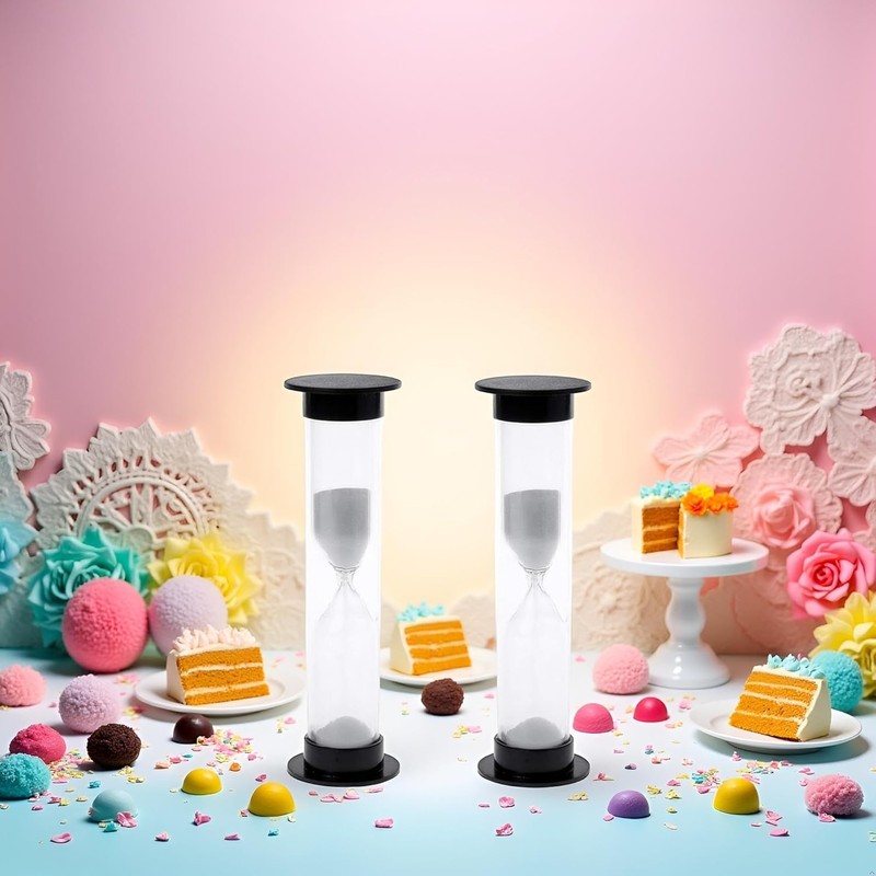2Pcs New Mini Hourglass Sand Timer - 1 Minute (60
