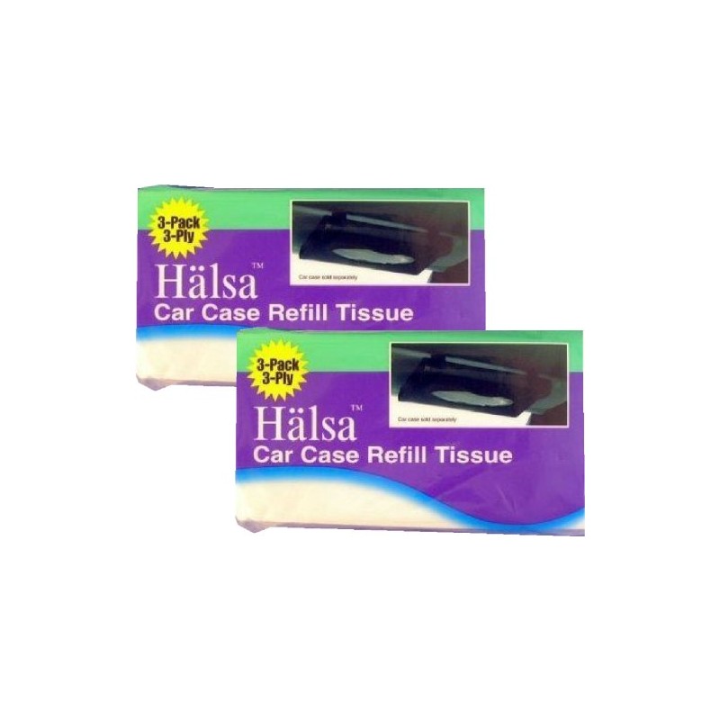 Halsa Auto Visor Tissue Refills for Tempo Visor - 2