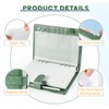 Ring Binder A5 Refillable, Agoer PU Leather Binder Notebook with