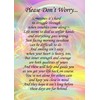 Don't Worry Poem Verse Greeting Card