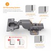 Chibery 10 Pack Inset Soft Close Concealed Hinges, Black Titanium