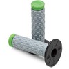 ProTaper Black/Grey/Green Pillow Top MX Grips Pair with Aint-Rip Tip