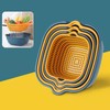 HAOHIZE Plastic Kitchen Strainer Bowl Set, Pasta Strainer Plastic, Sieve