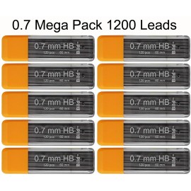 Bild Premium 0.7 mm pencil lead refills - 1200 leads - 0.7mm HB Mega Pack