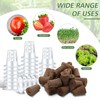 Ziliny 200 Pcs Grow Sponges Pods Kit, Includes 100 Grow