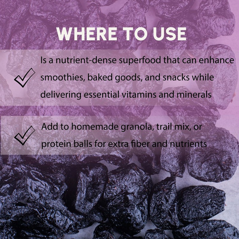 Prune Powder 8 oz, Natural Powder for Beverages, Cooking