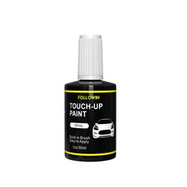 FOLLOWIN White Touch Up Paint for Cars, Automotive Paint Scratch Repair,Built-in Brush Auto Paints 1OZ(30ml)