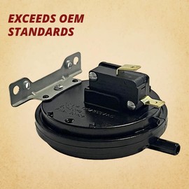 Quadrafire Heatilator Pelpro & Pleasant Hearth Vacuum Switch for CAB50 PS35 PS50 PP130/150/60/70 PPC90 TSC90 1000 1200 800 Castile Contour Edge 60 Mt Vernon Outfitter I/II Santa Fe Trekker SRV7000-531