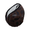 Motique Accessories Black Spotted Earmuff Winter Behind the Ear- Brown