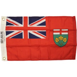 Ontario - 12 in x 18 in Nylon Canadian Province Flag