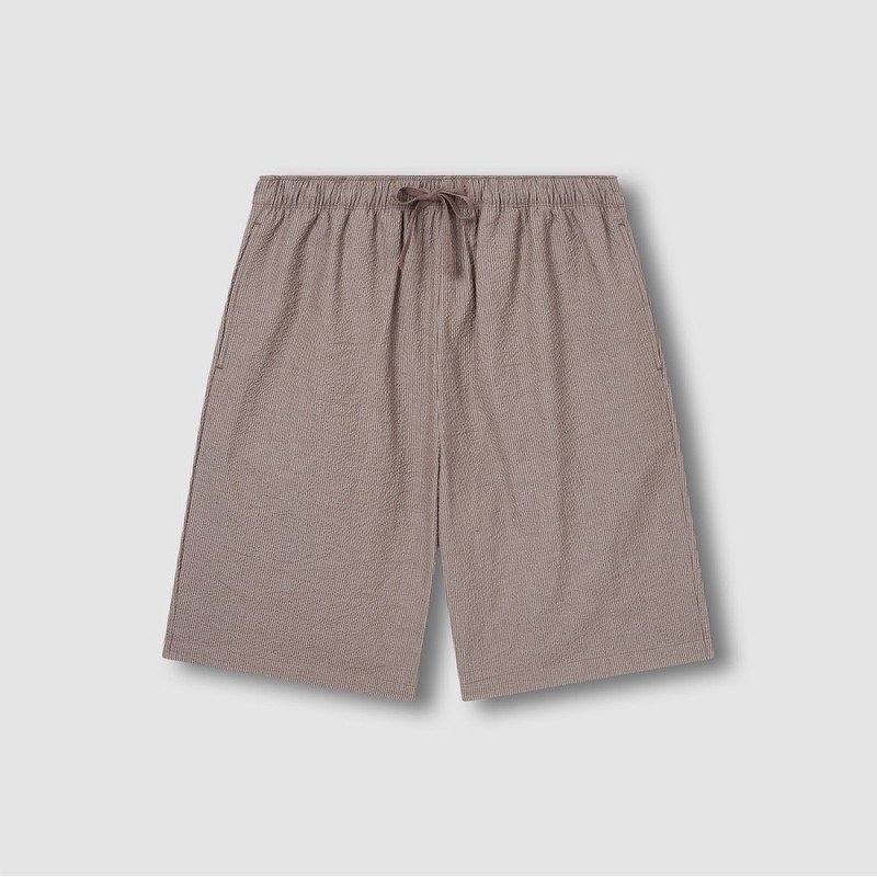 JAJU [JAJU] Men's Cotton Seersucker 5-part Lounge Pants (4 colors,