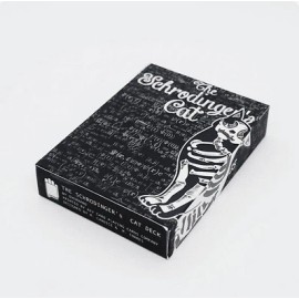 Schrodinger's Cat (Dead Black Edition) Playing Cards by Overhand.card