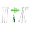 Chain for Hanging Plants,11 Inch Silver Hanging Chain, Small Hanging
