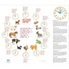 KOOKOO KidsWorld Wood, Wall Clock for Children with Natural Sounds,
