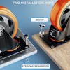 Casters Set of 4 Heavy Duty,5 Inch Caster Wheels with