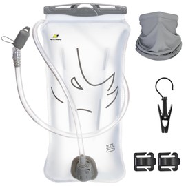 Water Bladder 2-Liter Leak-Proof, Water Reservoir BPA-Free for Hiking Backpack Water Storage Bag, Wide Opening Hydration Bladder for Hydration Pack Replacement for Running Hiking Cycling