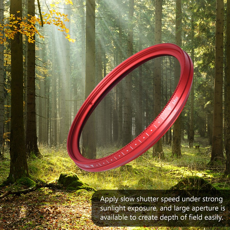 FOTGA 67mm Slim ND Fader Variable Filter Neutral Density ND2