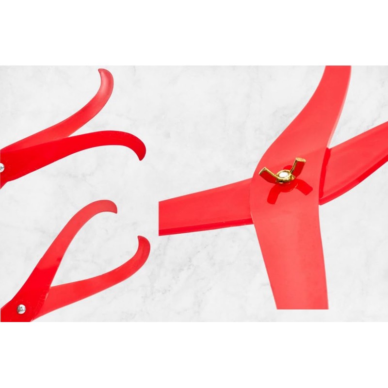 Bent Leg Caliper 6Inch Red Plastic Ceramic Measuring Clay Sculpture