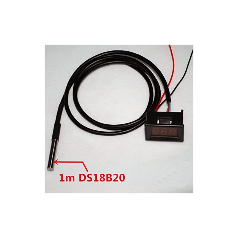 Taidacent DS18b20 Temperature Display Digital Temp Thermometer Display Panel 0.1C