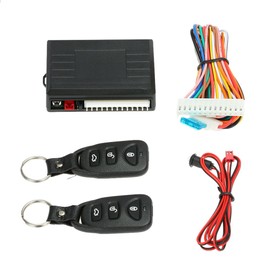 Shkalacar Universal Remote Central Control Box Kit, Car Door Lock, Keyless Entry System with Trunk Release Button