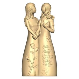 LOFIRSIFJOY Sister Gift for Women Resin Sister Figurines for Women Bestie Friendship Christmas & Birthday Gift