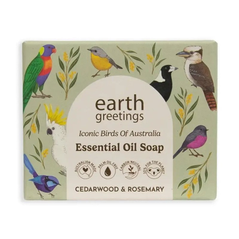 Earth Greetings Essential Oil Soap 120g, Lavender & Green Clay